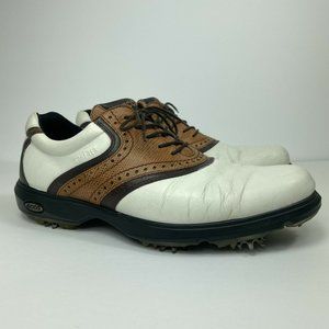 ECCO GTX Gore-Tex Men's Leather Golf Shoes White